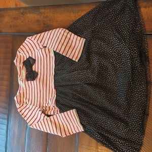 Gap Cotton and Black Tulle Dress, size 4 years
